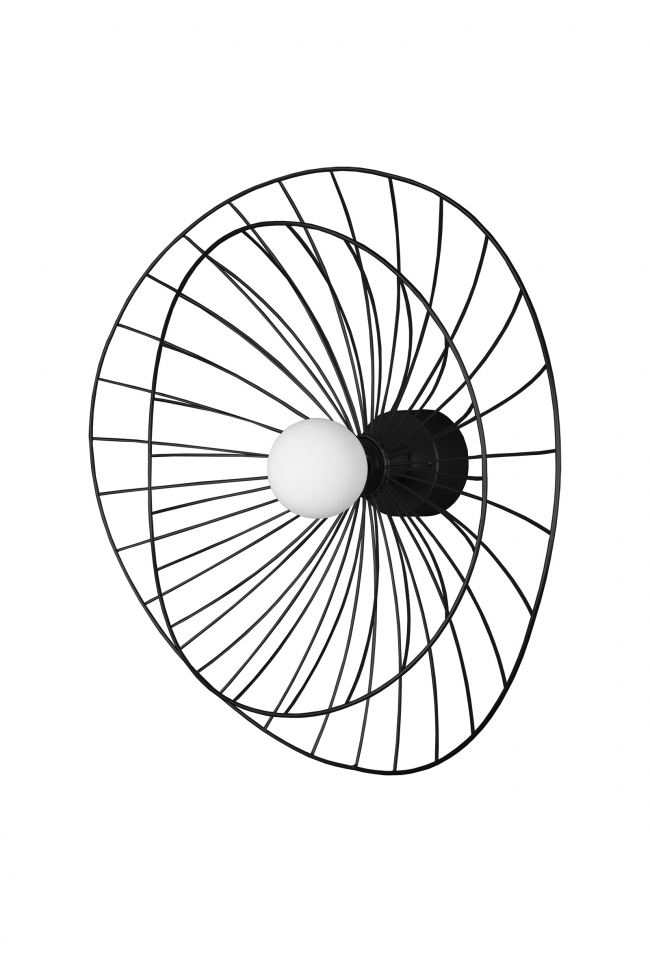 Loftlampe 'Ray' - Sort