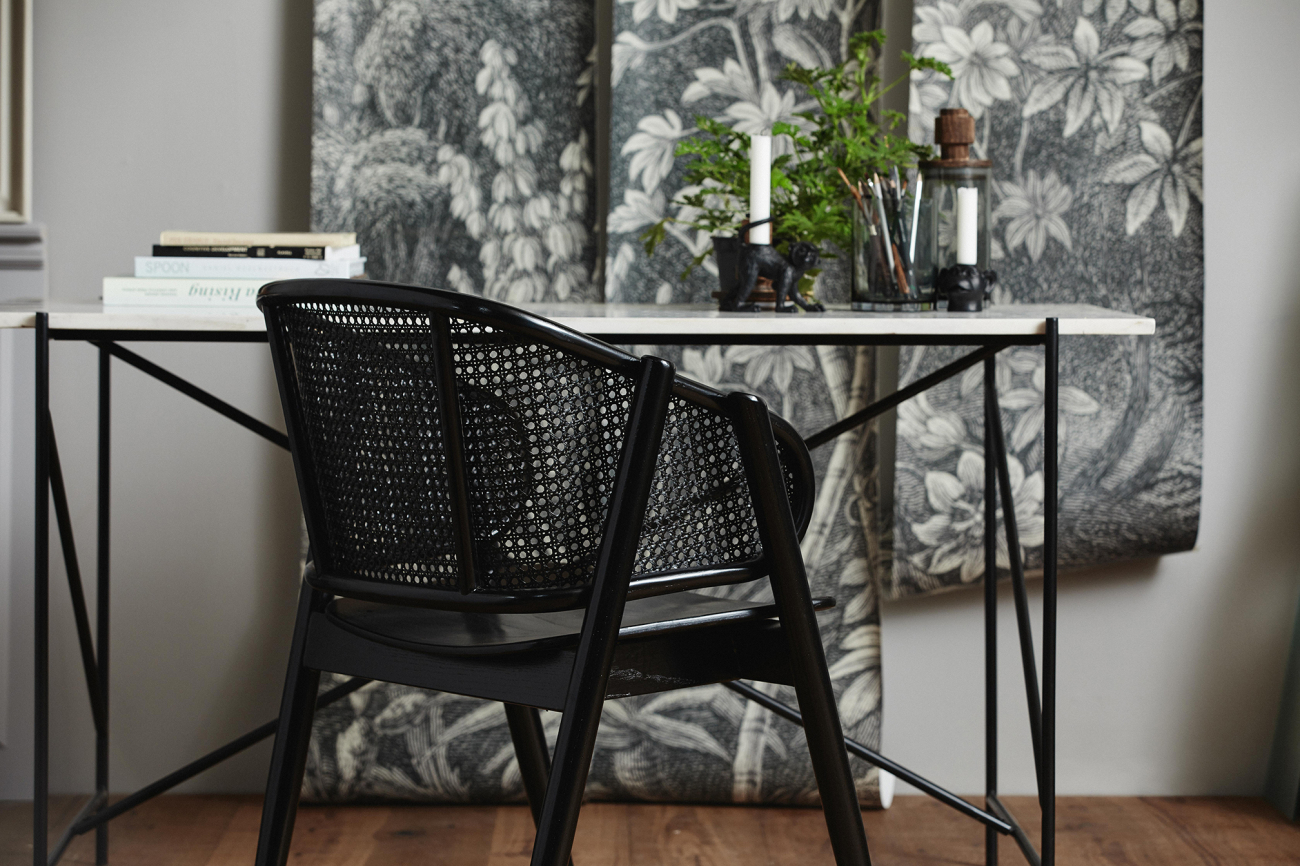 Lounge stol 'Wicky' - Sort