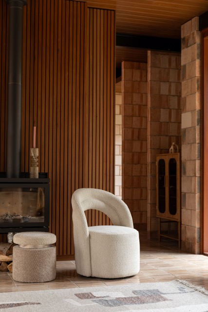 Lænestol 'Seina' 66x63 - Beige