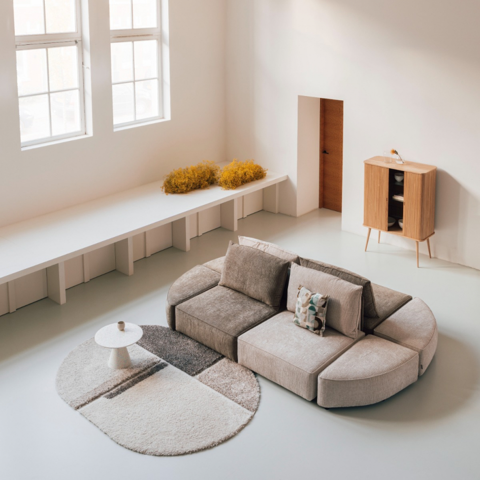 Sofa 'Hunter' 3-sæde - Sand