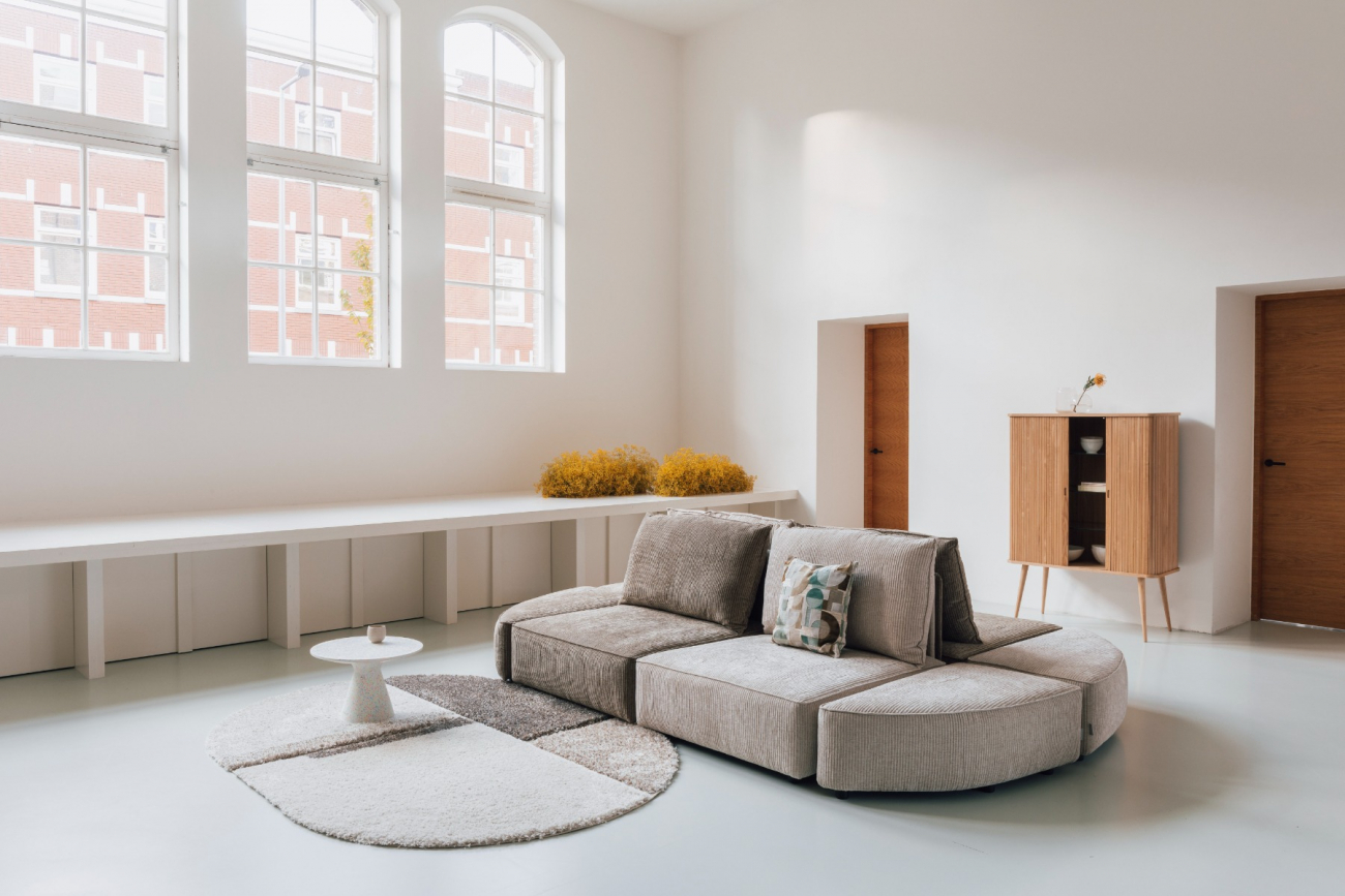 Sofa 'Hunter' 3-sæde - Sand