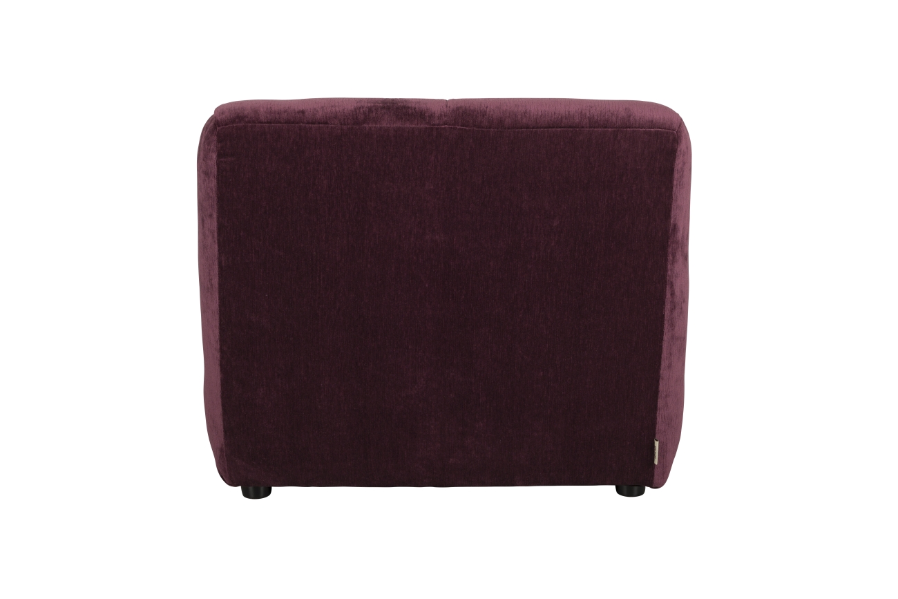 Sofa 'Giada' 1-sæde - Blomme