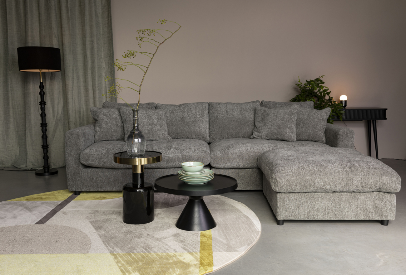 Fodskammel 'Sense Grey' - Grå