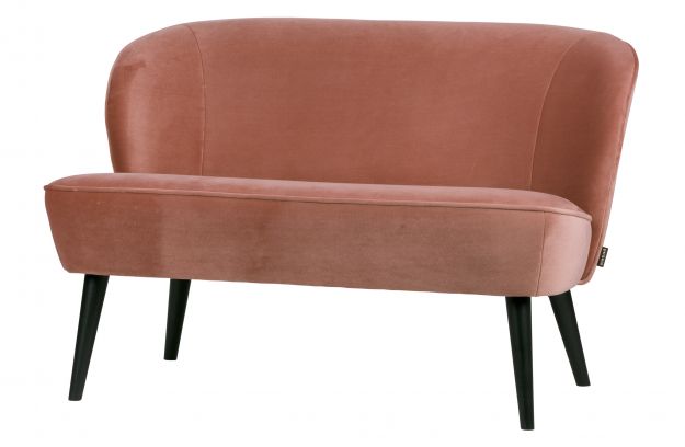 Sofa 'Sara' - Rosa/Sammet