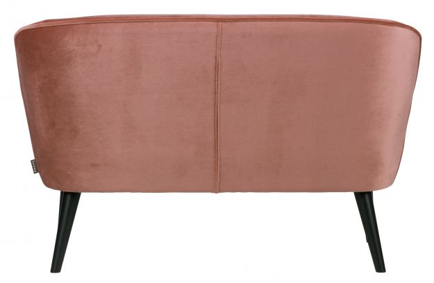 Sofa 'Sara' - Rosa/Sammet