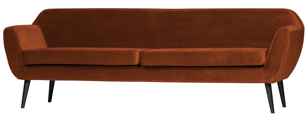 Sofa 'Rocco' - Rust/Sammet