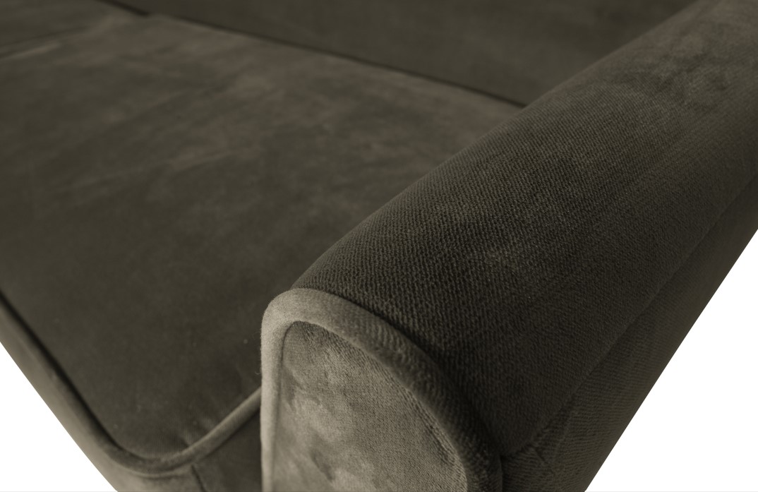 Sofa 'Rocco' - Grøn/Sammet