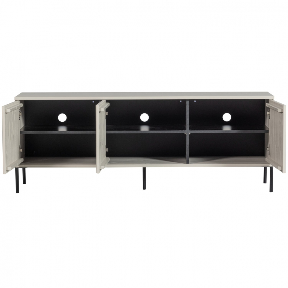 TV-bord ‘New Gravure’ 150 cm - Beige/Sort