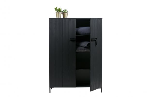 Garderobe 'Bruut' 2 døre - Sort
