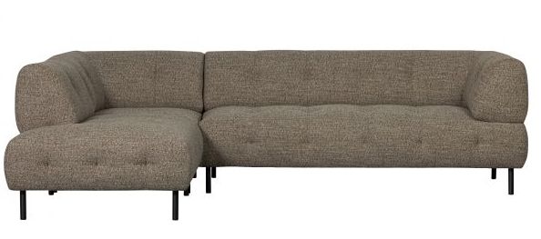 Venstre hjørnesofa 'Lloyd' - Mørkebrun