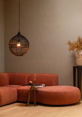 Sofa højre 'Polly' - Terrakotta