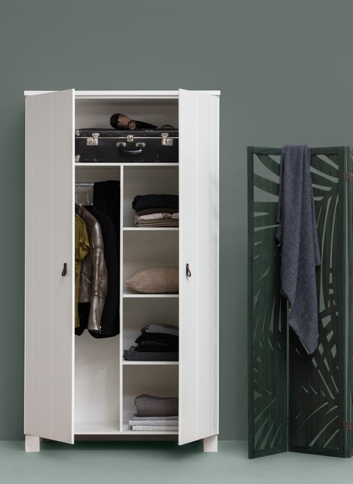 Garderobe 'Ties' - Hvid