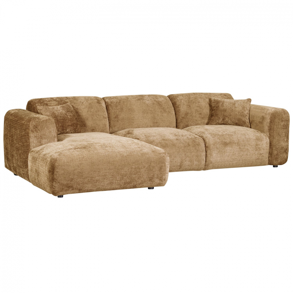 Sofa ‘Cloud’ 3-personers chaiselong venstre - Gul