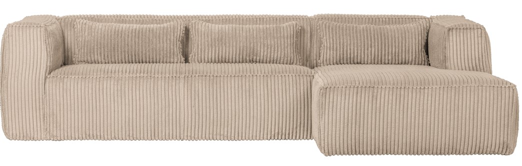 Sofa 'Bean' 4-sæder - Beige/Manchester