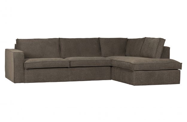 Sofa 'Freddie' 4-sæder - Mørkebrun