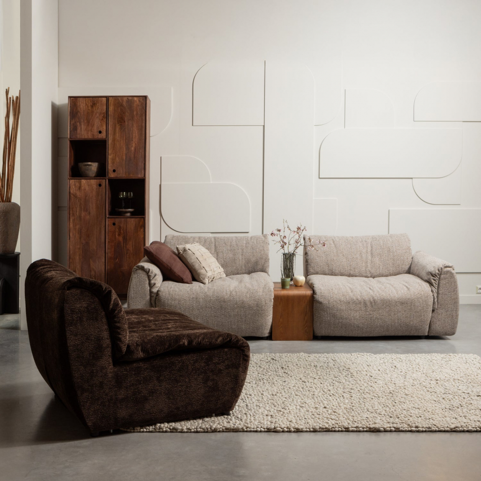 Sofa ‘Baggy’ 2-sits - Brun