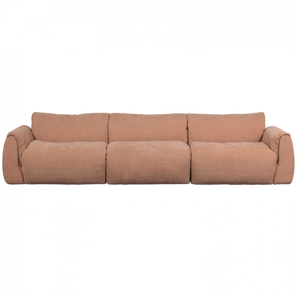 Sofa ‘Baggy’ 3-sits - Brun/Rosa