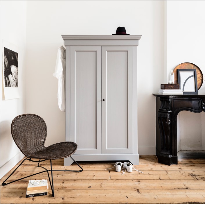 Garderobe 'Isabel' - Betonggrå