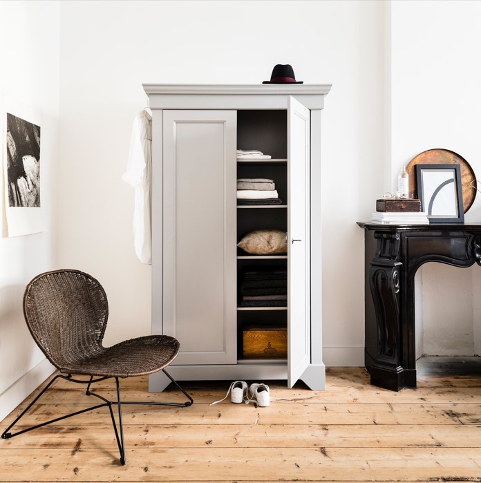 Garderobe 'Isabel' - Betonggrå