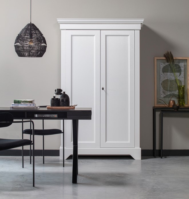 Garderobe 'Isabel' - Hvid