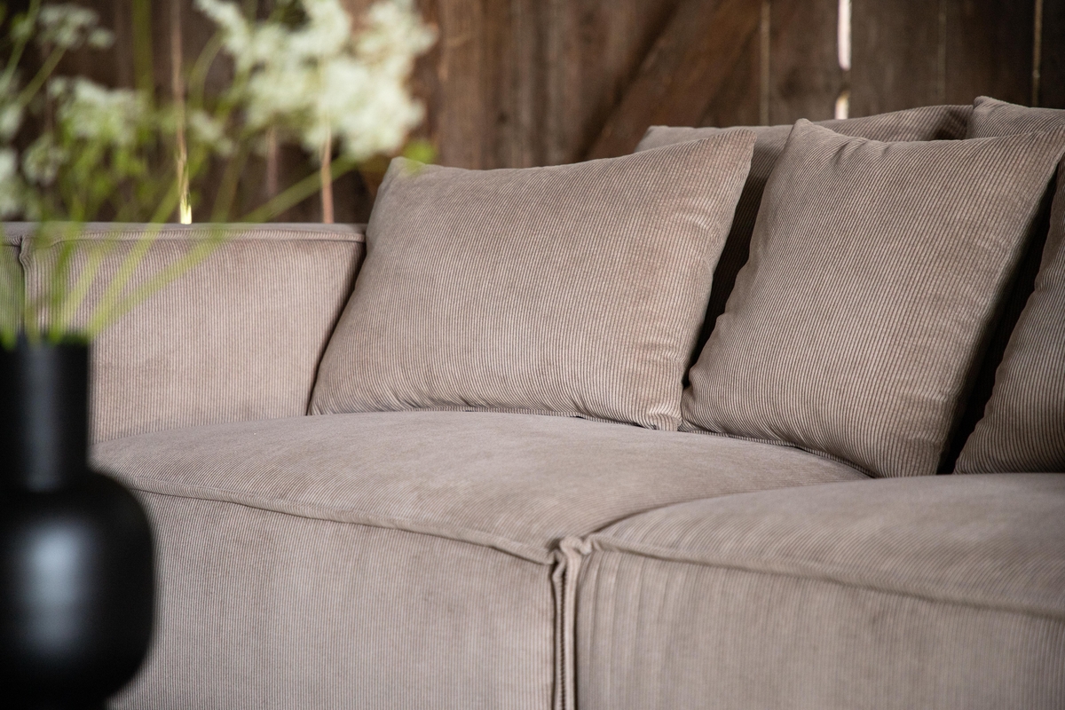 Sofa 'Gällivare' 3-sæde - Brun