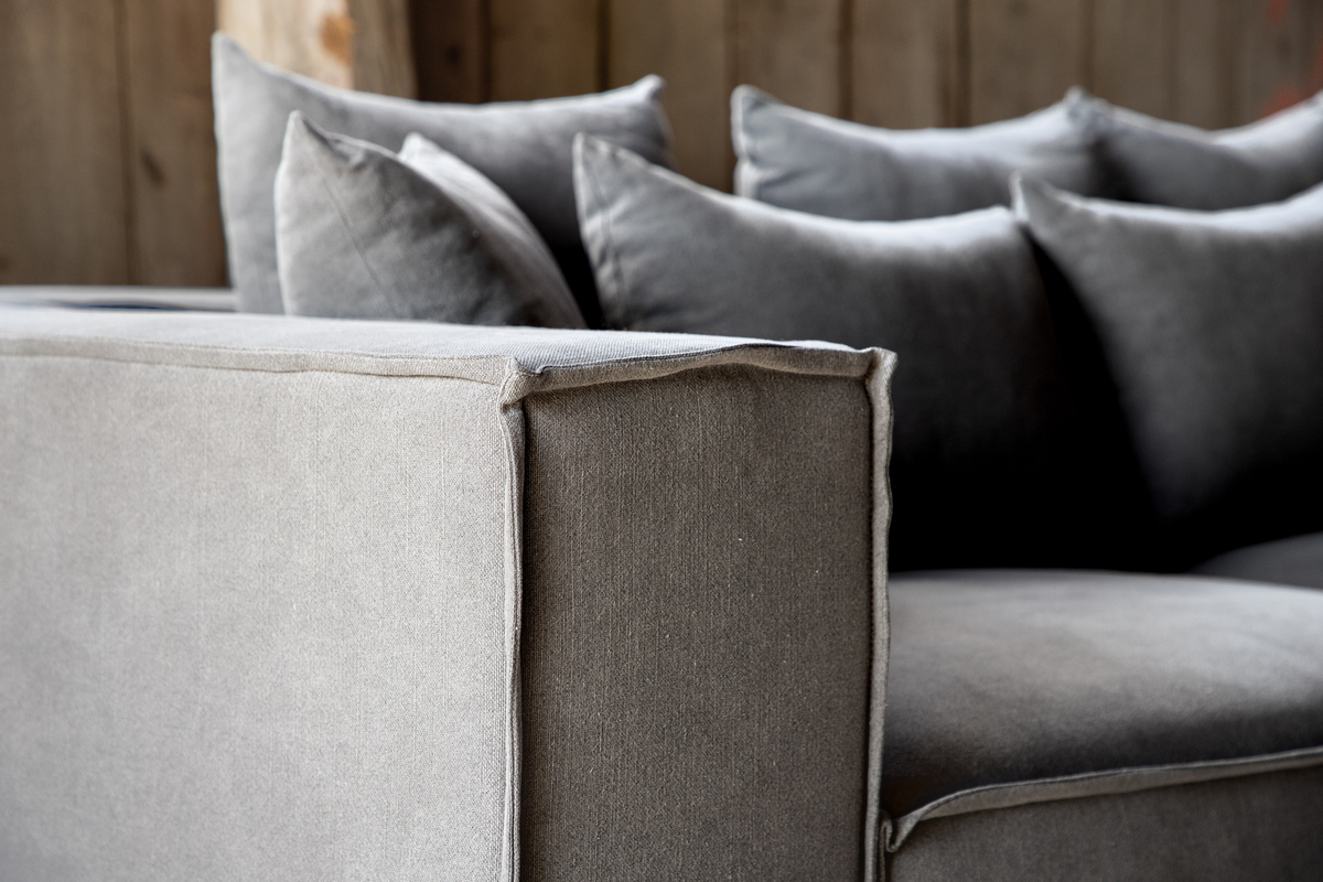 Sofa 'Gällivare' 3-sæde - Grå