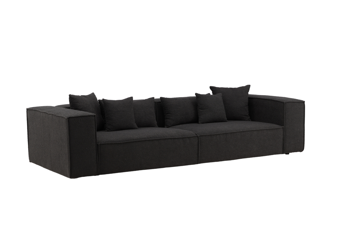 Sofa 'Jokkmokk' 4-sæde - Sort