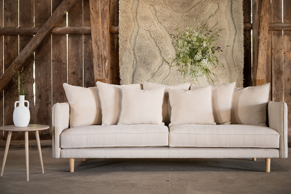 Sofa 'Askersund' 3-sæde - Beige