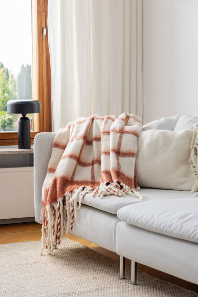 Tæppe 'Rachel' 130x170cm - Lyserød