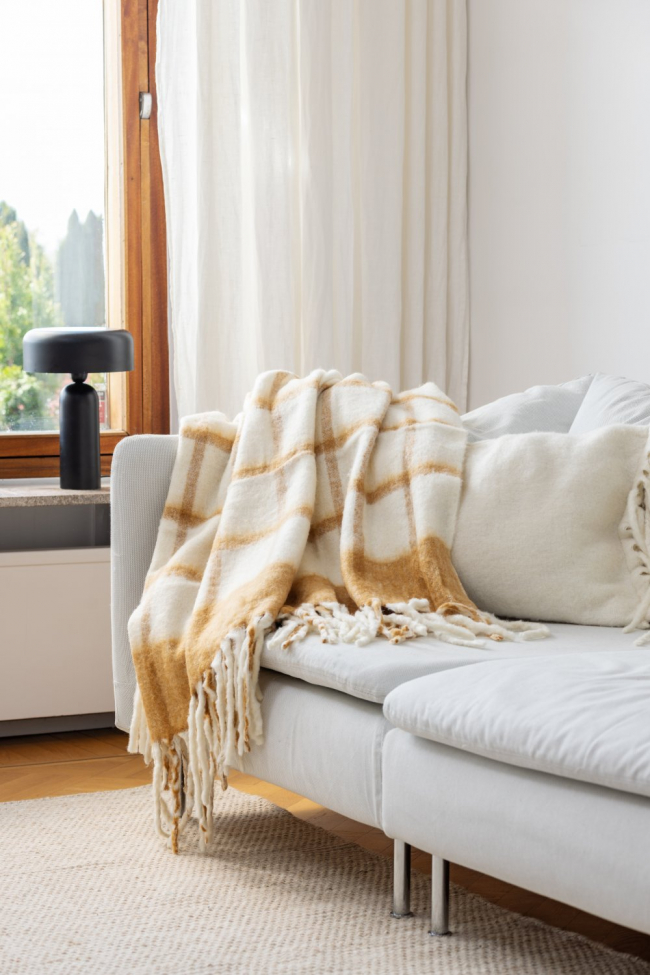 Tæppe 'Rachel' 130x170cm - Gul