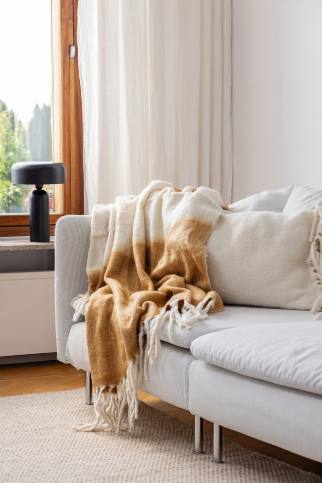 Ternet 'Carrie' 130x170cm - Gul