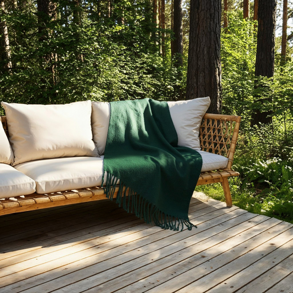 Ternet 'Samantha' 130x170cm - Grøn