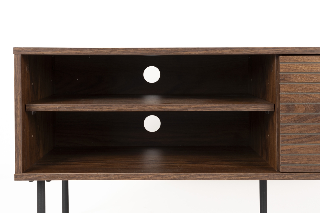 Sidebord 'Stripes Low' 120x42x50 cm - Brun