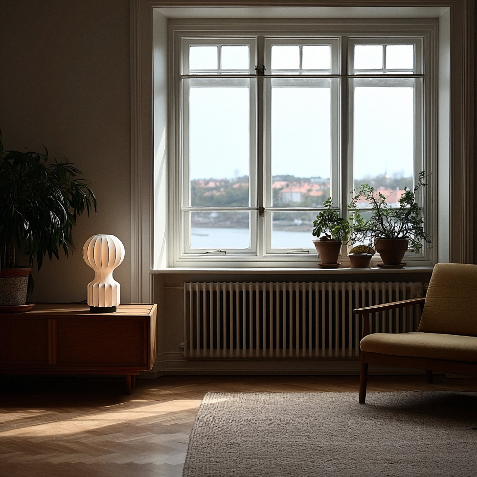 Lampe 'Senigallia' S - Hvid/Sort