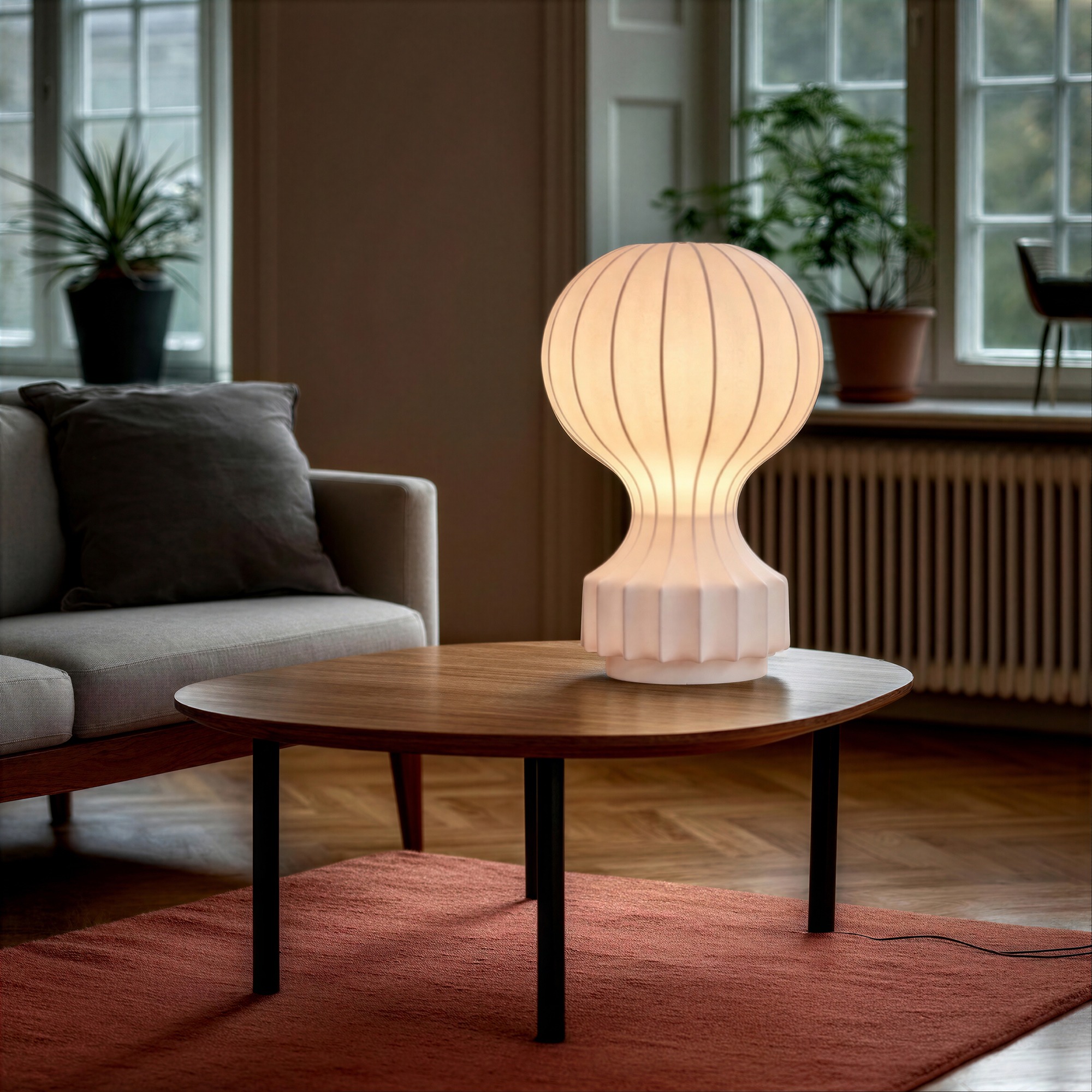 Lampe 'Senigallia' L - Hvid/Hvid