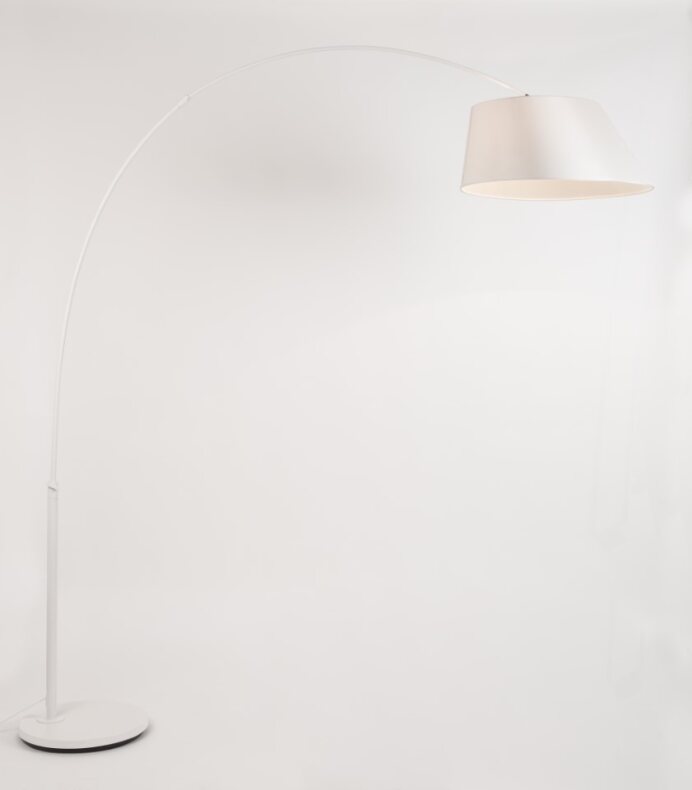 Gulvlampe 'Arc' - Hvid