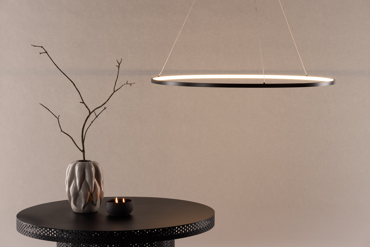 Loftlampe 'Stensund' - Sort