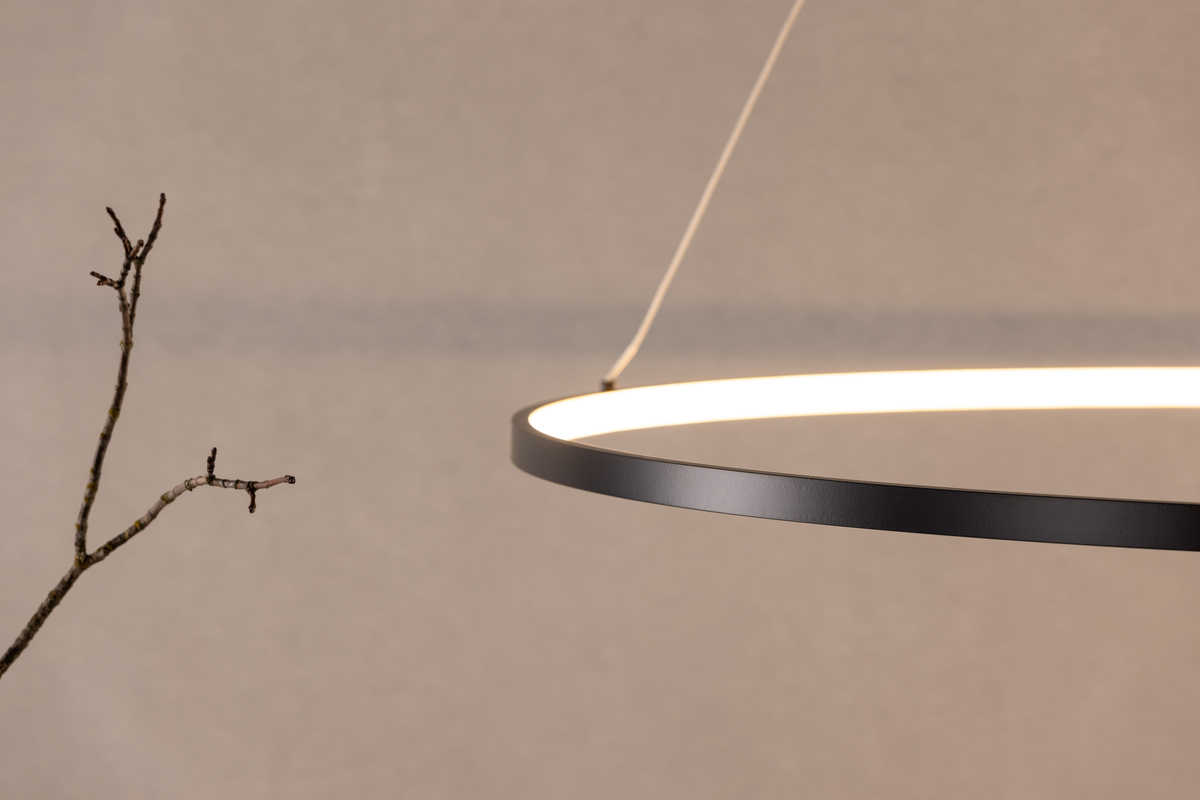 Loftlampe 'Stensund' - Sort