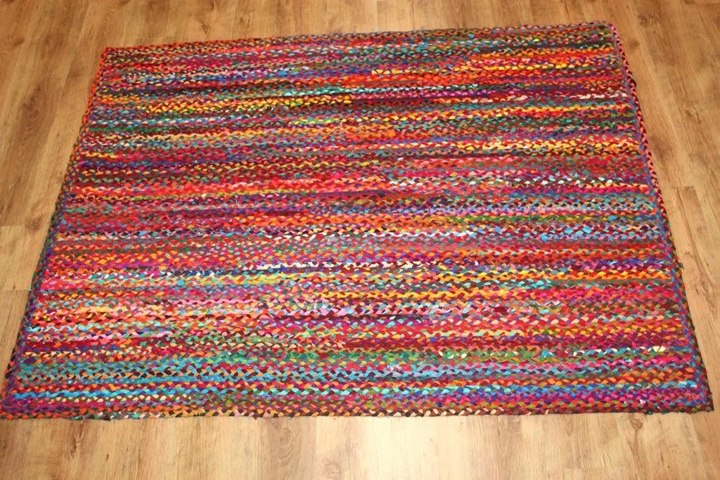 Gulvtæppe 'Flätan' 70x300cm - Multi