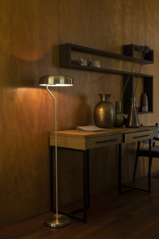 Gulvlampe 'Eclipse' - Sort