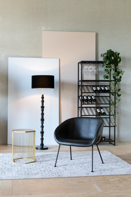 Gulvlampe 'Totem' 46x46 - Sort