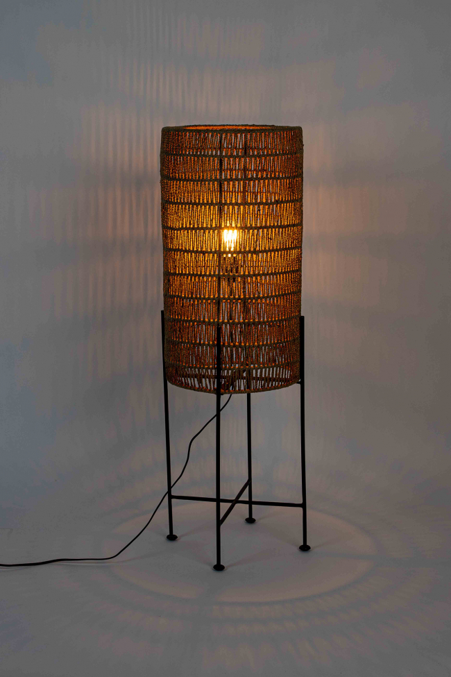 Gulvlampe 'Kari' - Natur