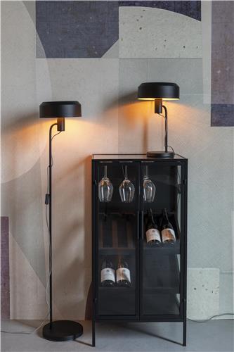 Gulvlampe 'Landon' - Sort