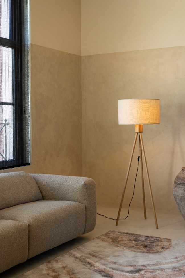 Gulvlampe 'Bamboo' - Natur