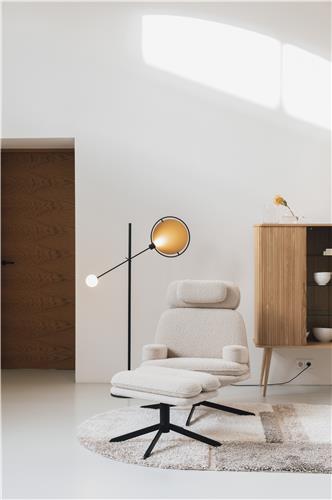 Gulvlampe 'Sirius' - Sort