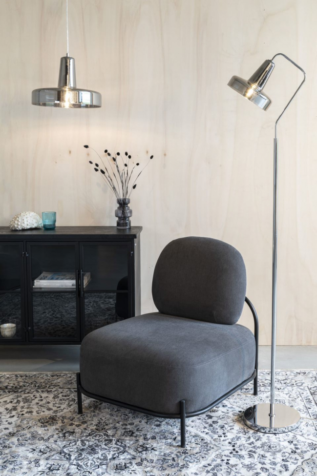 Gulvlampe 'Anshin' - Sølv