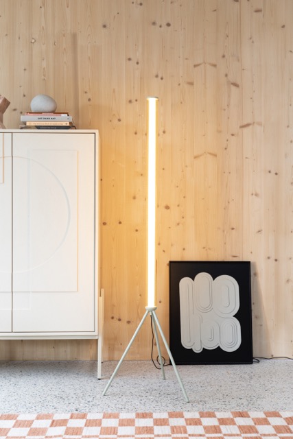 Gulvlampe 'Scotty' 51x51 - Beige