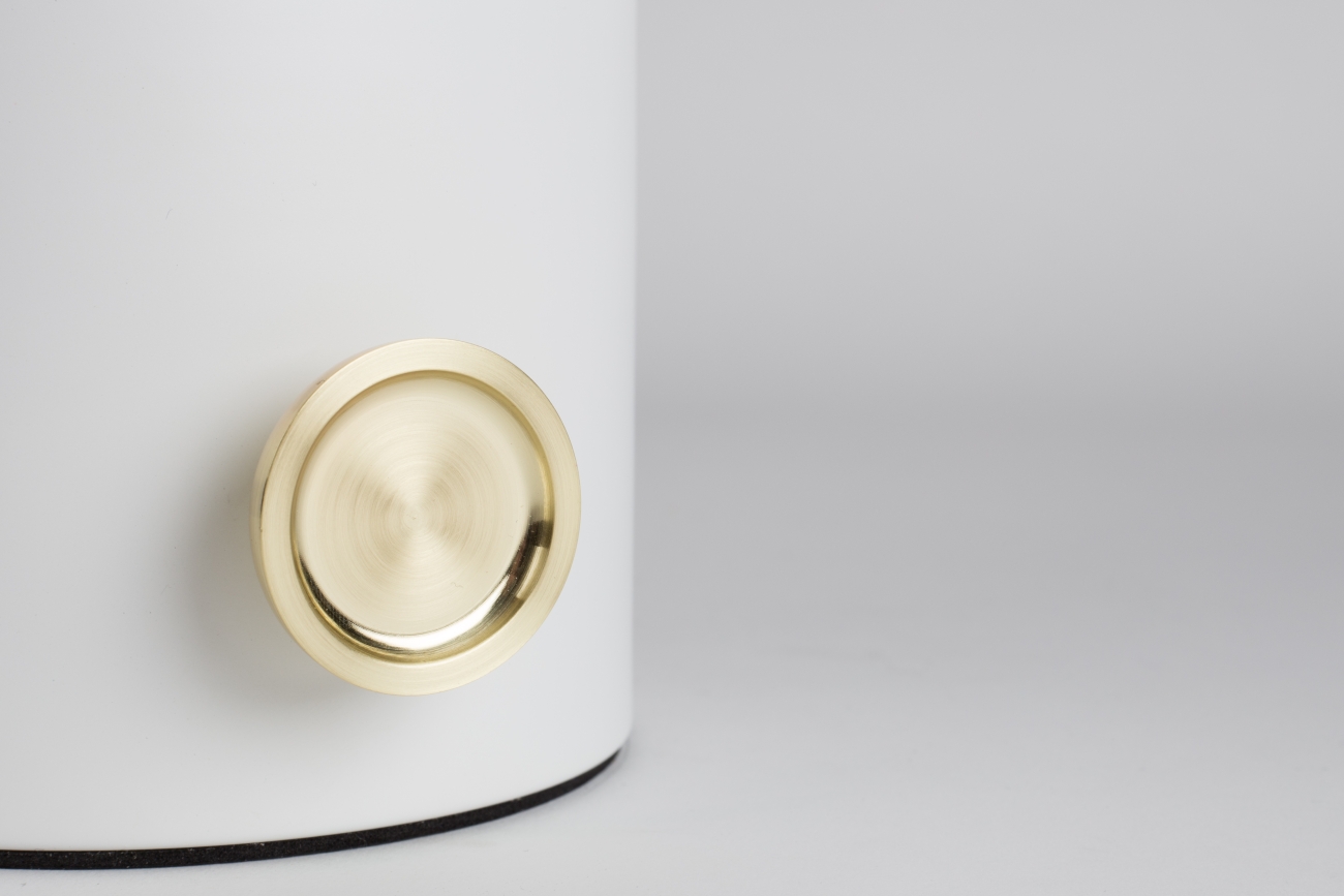 Bordlampe 'Moody' - Hvid