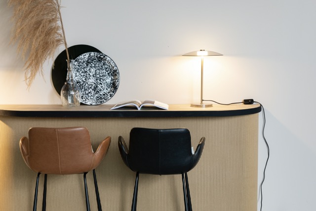 Bordlampe 'Float' 30x30 - Guld