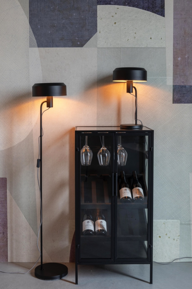 Lampe 'Landon' - Sort